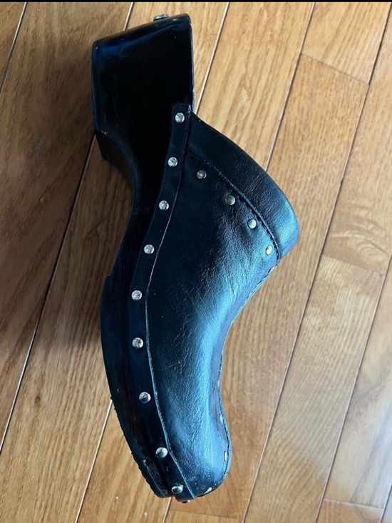 Michael Kors Shoes - Michael Kors Black Studded Leather Clogs